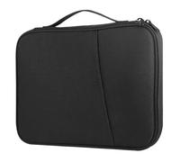 MQVQAUBST Custodia impermeabile for notebook Borsa for laptop Custodia protettiva adatta for MacBook Air 11 12 13 13.6 M4 M3 M2 iPad Pro 11 Tablet Cover(Black,11-inch)