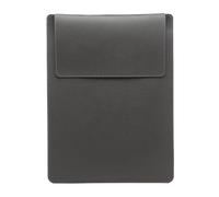 MQVQAUBST Custodia regolabile for custodia for laptop in pelle PU adatta for MacBook Pro Air 13 14 15 16 pollici M5 M4 M3 M2 Cover(Dark Grey,12-13 inch)