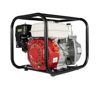 Mqwdxzfes 6.5CV Motopompa a Scoppio 4 Tempi, Pompa ad alta pressione 4 tempi 2 pollici, portata 36 m³/h, aspirazione 7m, mandata 28m, Pompa da giardino autoadescante per acque luride, serbatoio 3.6L