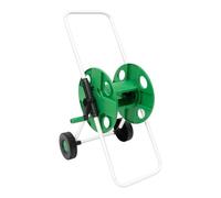 Mqwdxzfes Carrello avvolgitubo ad acqua, con manovella e ruote, avvolgitubo manuale, portatile, leggero supporto per tubo da giardino, per prato, cortile, terrazza, 50 m di capacità