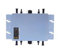 Mqwdxzfes Micro inverter solare da 1200 W, 220 V, con display LCD, 4 X MPP Tracker centrale elettrica da balcone per uso domestico, industriale, IP65, impermeabile al 92,5% di efficienza