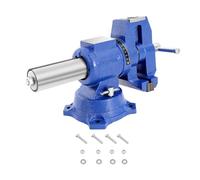 Mqwdxzfes Morsa da tavolo multifunzione da 4 pollici, 100 mm, girevole a 360°, con incudine, morsa per la lavorazione del legno, saldatura, lavorazione dei metalli, banco da lavoro