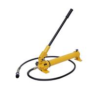 Mqwdxzfes Pompa idraulica manuale, 70MPa idraulica manuale con tubo, 10000psi cilindro idraulico pressa corpo 700cc pompa olio industriale pompa a pressione manuale pompa idraulica per ponti da