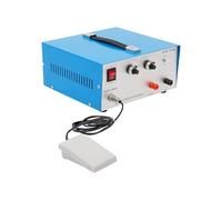Mqwdxzfes Saldatrice a punti da 80 A, 600 W, saldatore a punto con interruttore a pedale e ago in tungsteno, Pulse Spot Welder, saldatrice in metallo prezioso per saldatura oro, argento, platino K oro