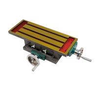 Mqwdxzfes Tavolo da lavoro di fresatura a 2 assi, tavolo di fresatura preciso, con hub a Y da 270 mm e 125 mm, tavolo di coordinate, fresatura per fresatura e fresatura