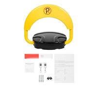 Mqwdxzfes Telecomando blocco parcheggio barriera parcheggio con 2 telecomandi, blocco parcheggio pieghevole IP67, impermeabile 2T, carico di sicurezza parcheggio per proprietà private, garage vialetto