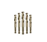MQXFCZUX 10PCS 2mm-13mm M35 HSSCO Cobalt Drill Bits HSS Twist Hex Quick Change Pilots Point Stub Drill Bit for Stainless Steel(2mm 10pcs) MQXFCZUX