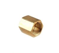 MQXFCZUX 1pc Brass Copper Hose Pipe Fitting Hex Coupling Coupler Fast Connetor Male Thread/Female Thread 1/8" 1/4" 3/8" 1/2" 3/4"(Female Thread,1")