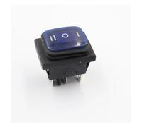 MQXFCZUX 1pcs 6pin LED Blue on off KCD4 Switch with Lights Power Switch LED 12V