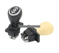 MQXFCZUX 1Pcs Black KCD4 Self-Reset 6Pin ON-off-ON Vehicle Carriage Car Toggle Switch Push Handle Forward And Backward Stop