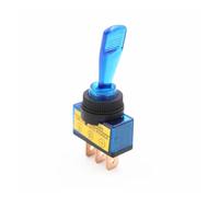 MQXFCZUX 1Pcs Blue Car Toggle Switch 12V Illuminated Car Rocker Switch 20A Rocker Switch with Light