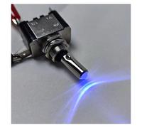 MQXFCZUX 1Pcs Blue LED Switch LED Toggle Switch's Aircraft Flip Up Cover Guard Auto Car Boat Truck