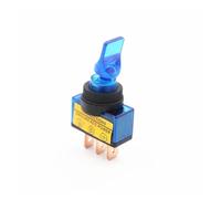 MQXFCZUX 1Pcs Car Toggle Switch 12V Illuminated Car Rocker Switch 20A Rocker Switch Blue with Light