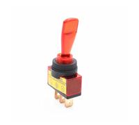 MQXFCZUX 1Pcs Red Car Toggle Switch 12V Illuminated Car Rocker Switch 20A Rocker Switch with Light