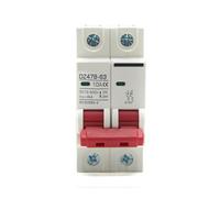 MQXFCZUX 2P 12V 24V 48V 36V DC MCB Battery Car Protector Circuit Breaker DZ47 DC And Negative Pole Rotection Switch Isolator (40A)