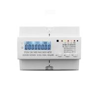 MQXFCZUX 3 Phase DIN Rail Meter 3 * 220V 380V 400V 50Hz 60Hz KWH Watt Hour DTS238-7 ZN/S with RS485 Voltmeter Ammeter