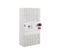 MQXFCZUX 5-60A 4P Adjustable Low Voltage Air Switch Residual Current Circuit Breaker with Over And Short Current Leakage Protection (5-15A,with Leakage_4P Electronics)