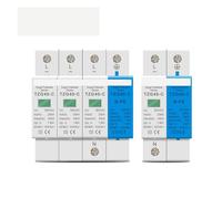 MQXFCZUX AC SPD DIN Rail 1P+NPE 3P+NPE 50KA T1 T2 385V 255V House holde Surge Protector Protective Low-Voltage Arrester Device (1P NPE,275V)