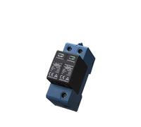 MQXFCZUX DC SPD 2P 20-40KA 600V 800V Surge Protective Device Low-Voltage Arrester House DIN Rail 2 Poles Protector YRSP-D2/T2 (2P 600V,Blue TUV)