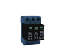 MQXFCZUX DC SPD 3P 20-40KA 1000V 1500V Surge Protective Device Low-Voltage Arrester House DIN Rail 3 Poles Protector YRSP-D12 T1+T2 (3P 1500V)