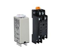 MQXFCZUX Delay electromagnetic Relay AC Power Supply AC220V Base 1PCS h3y-2 Time Relay 0-30 mins/Sec (Size : 30 Seconds)