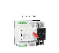 MQXFCZUX Dual Power Automatic Transfer Switch 2P 4P DIN Rail ATS Uninterruptible Power Supply for Solar And Inverter 220V EK2R (4P,100A)