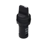 MQXFCZUX Emergency Stop Switch 22mm EB2 Rotary Switch Selector On off 2/3 Position Self-Locked Latching Rotating Switches Knob Power Start Stop 5A 300V(2NO,2 Position)