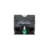 MQXFCZUX Emergency Stop Switch Button Switch Self Reset SKB2 Small Mushroom Head Emergency Stop 22mm knob Key Start inching Power on(SKB2-BE101)