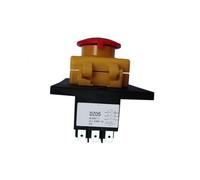 MQXFCZUX Emergency Stop Switch DZ05C 7pins IP55 380VAC 10A Waterproof On off Electromagnetic Pushbutton Push Button Switches for Machine Starting