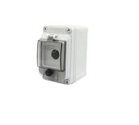 MQXFCZUX Emergency Stop Switch Emergency Stop Control Button Switch Box, Outdoor Protect Shield, Waterproof, Leakage Stop Buttons, Controlling Case, IP67(Button Box)