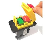 MQXFCZUX Emergency Stop Switch JD3 230/400V 16/12A Electromagnetic Switch On off Emergency Stop Pushbutton Switches for Industrial Machine Tool Equipment