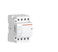MQXFCZUX Household AC Modular Contactor 380v Three Phase 4P 63A 4NO Coil DIN Rail Type EKMF-6340-230