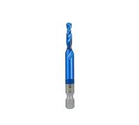 MQXFCZUX HSS Thread Tap Set 6pcs M3 M4 M5 M6 M8 M10 Screw Machine Compound Tap with Center Punch nanos Blue Coated Tap Drill Bits(M5) MQXFCZUX