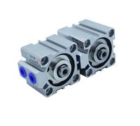 MQXFCZUX SDA Series Pneumatic Cylinder Air Compact 16/20/25/32/40/50mm Bore 5-100mm Stroke Thin Air Cylinder(40mm Stroke,25mm Bore) MQXFCZUX