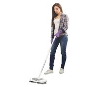 MR-12 mocio elettrico senza fili con stazione di pulizia automatica, batteria da 2000 mAh, durata 100 minuti, doppio motore da 40 W, giunto a 180° e funzione spray per piastrelle, legno e laminato