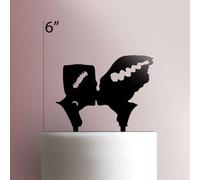 Mr and Mrs Frankenstein - Topper per torta in acrilico, larghezza 12,7 cm, colore: Blu