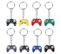 MR BAEQ 8 Pezzi Portachiavi da Gioco, Portachiavi Controller Gaming, Design Retrò Console di Gioco, Gadget Compleanno, Regalini Fine Festa Bomboniera, Natale