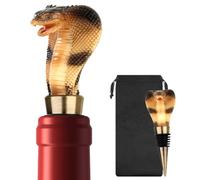 MR.BARWARE Cobra Wine Stopper - Novità serpente regalo per uomini e donne