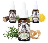 Mr Bear Family Olio da barba - Wilderness - per cura e crescita barba - Olio barba uomo nutriente con oli di jojoba e di argan - Beard oil - Oli per barba uomo idratante 30 ml