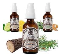 Mr Bear Family Olio da barba - Woodland - per cura e crescita barba - Olio barba uomo nutriente con oli di jojoba e di argan - Beard oil - Oli per barba uomo idratante 60 ml