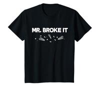 Mr. Broke it - Camicia da gioventù per figlio da aggiungere Maglietta