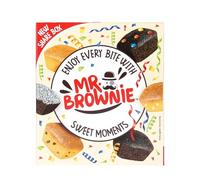Mr. Brownie Box Sweet Moments Brownie Assortiti al Cioccolato, Cocco, Limone e Vaniglia 300g