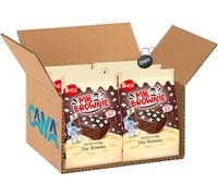 Mr. Brownie Brownies Tortine al Cioccolato Belga con Decorazioni Stelle di Zucchero 200g [CAIYA® BOX da 6 Confezioni]