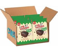 Mr. Brownie Vegan Chocolate Brownies, Tortine al Cioccolato con Gocce di Cioccolato Belga Vegane 200g [BOX con 6 Confezioni]