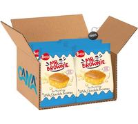 Mr. Brownie White Chocolate Brownies Tortine al Gusto Cioccolato Bianco 200g [CAIYA® BOX da 6 Confezioni]