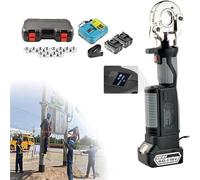 Mr.Bugu Pinza Crimpatrice,Pressatrice Multistrato a Batteria,Crimpatrice Idraulica Dotato di Pinza Idraulica Ricaricabile da 18 V/2,5 Ah, Con Un Intervallo di Crimpatura di 16-300 mm²
