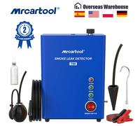 MR CARTOOL EVAP Localizzatore di perdite di tubi Strumento diagnostico per generatore di fumo T80 Rilevatore di perdite di fumo per auto con pompa per auto moto