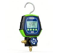 MR CARTOOL Manometro Digitale Gas Bassa Pressione HVAC Refrigerante Collettore Manometri Digitali per Sistemi di Refrigerazione Condizionatori R32 R410a
