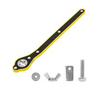 MR CARTOOL Universal Automotive 360° Swivel Labor-Saving Jack Ratchet Wrench, Scissor Jack Lift speed Handle Tool Jack Lug Handle Tool Tire Wheel Jack Wrench