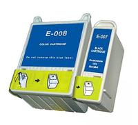 MR CARTRIDGE Kit 6 CARTUCCE COMPATIBILI per EPSON T007 T008 4BK-2COL.